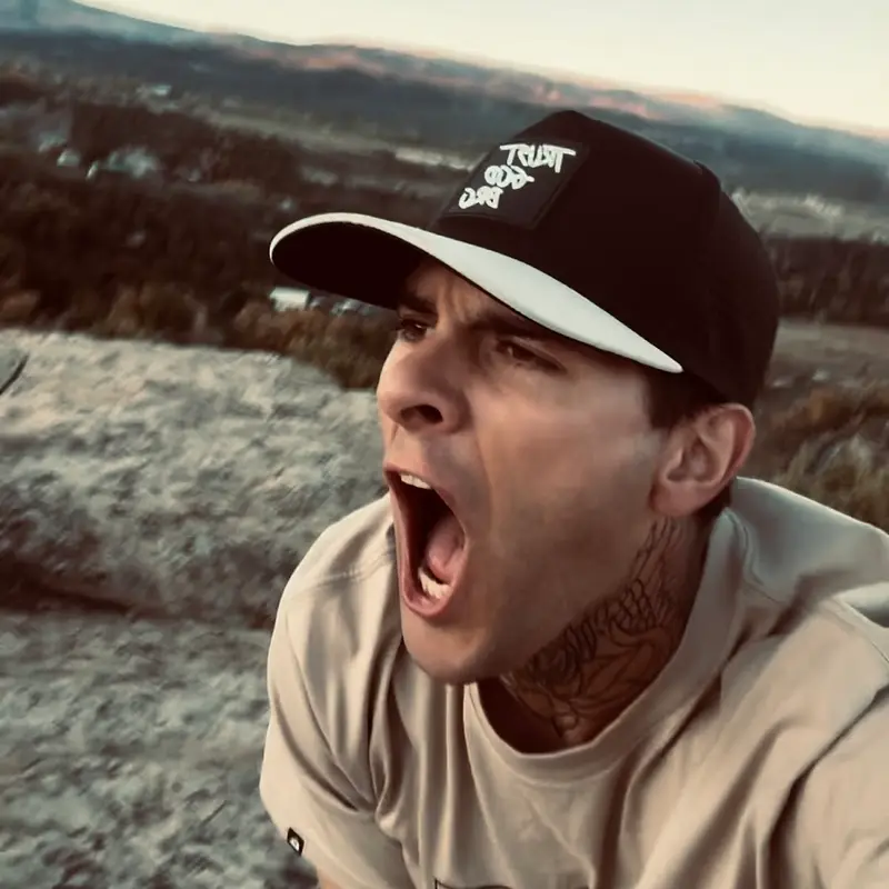 Wyatt Coats speaking about his faith outdoors